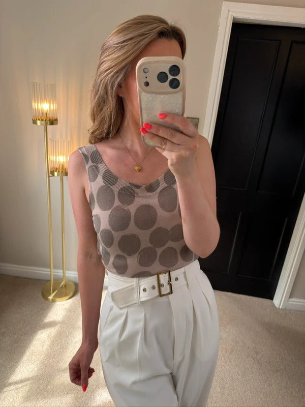 Kookai Dusky Pink Knitted Top Small