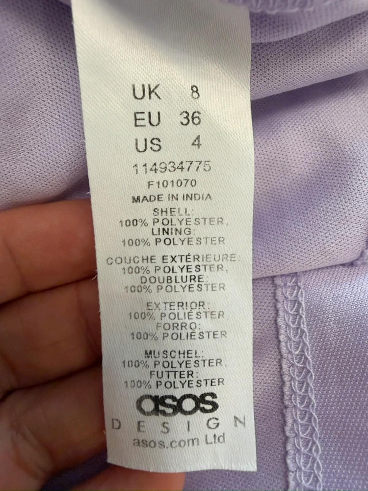 ASOS Lilac Fringe Embellished Festival Shorts 8