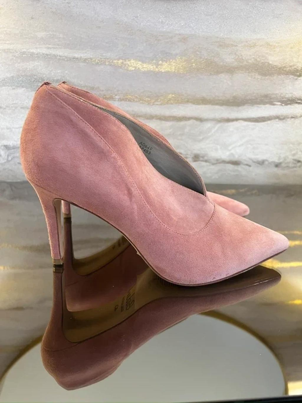 Boden Pink Suede Shoe Boots 40
