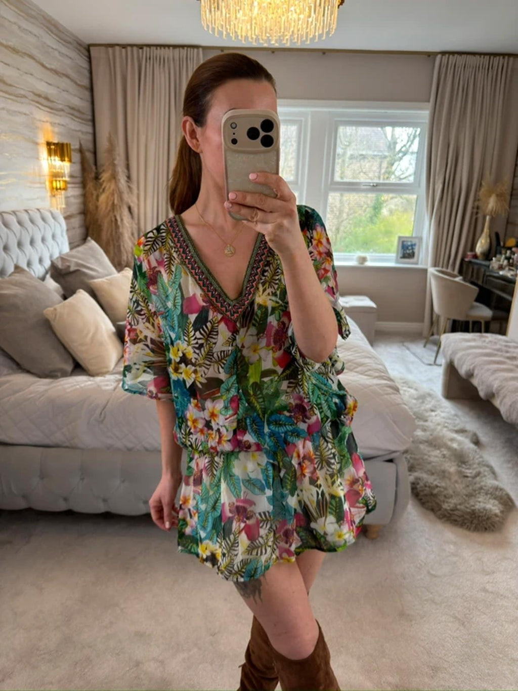 Floral Kaftan Debenhams Small