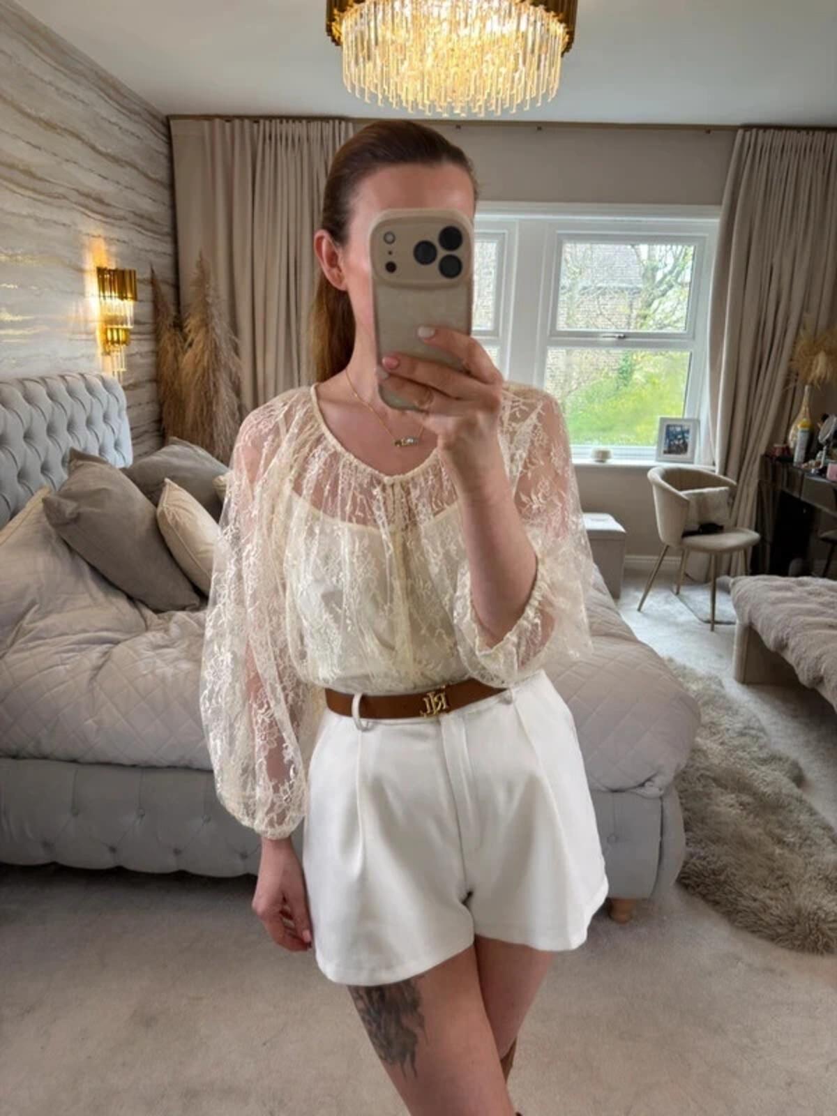 BNWT Marks & Spencer’s Cream Lace Blouse 16