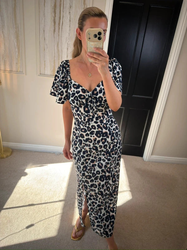 AX Paris Leopard Print Midi Dress 10