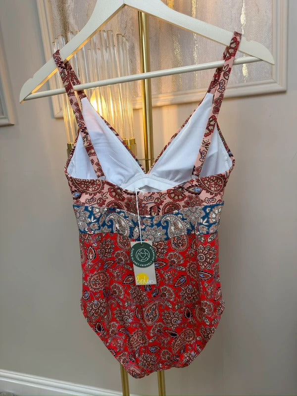 BNWT Boden Arezzo Paisley Swimsuit 6