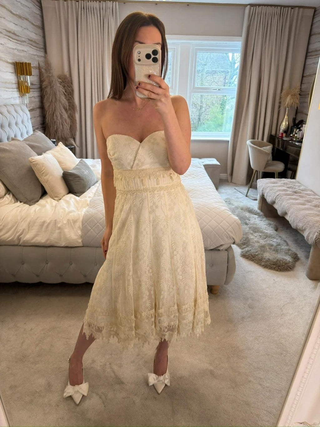 BNWT Coast Cream Lace Dress 12