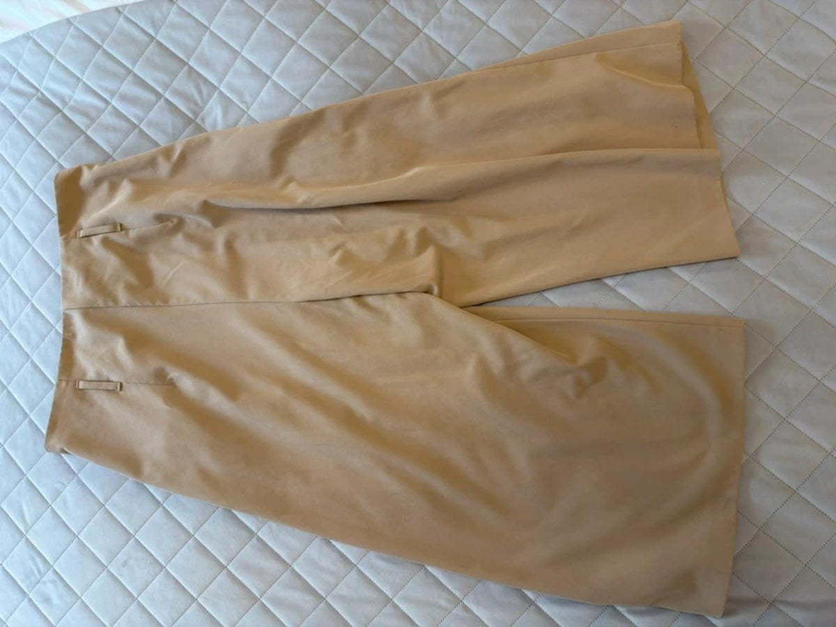 River Island Beige Cropped Wide Leg Trouser 14