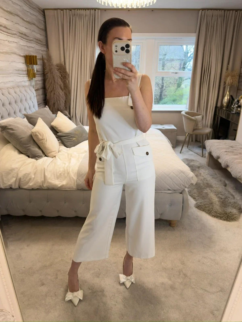 Topshop White Jumpsuit 6
