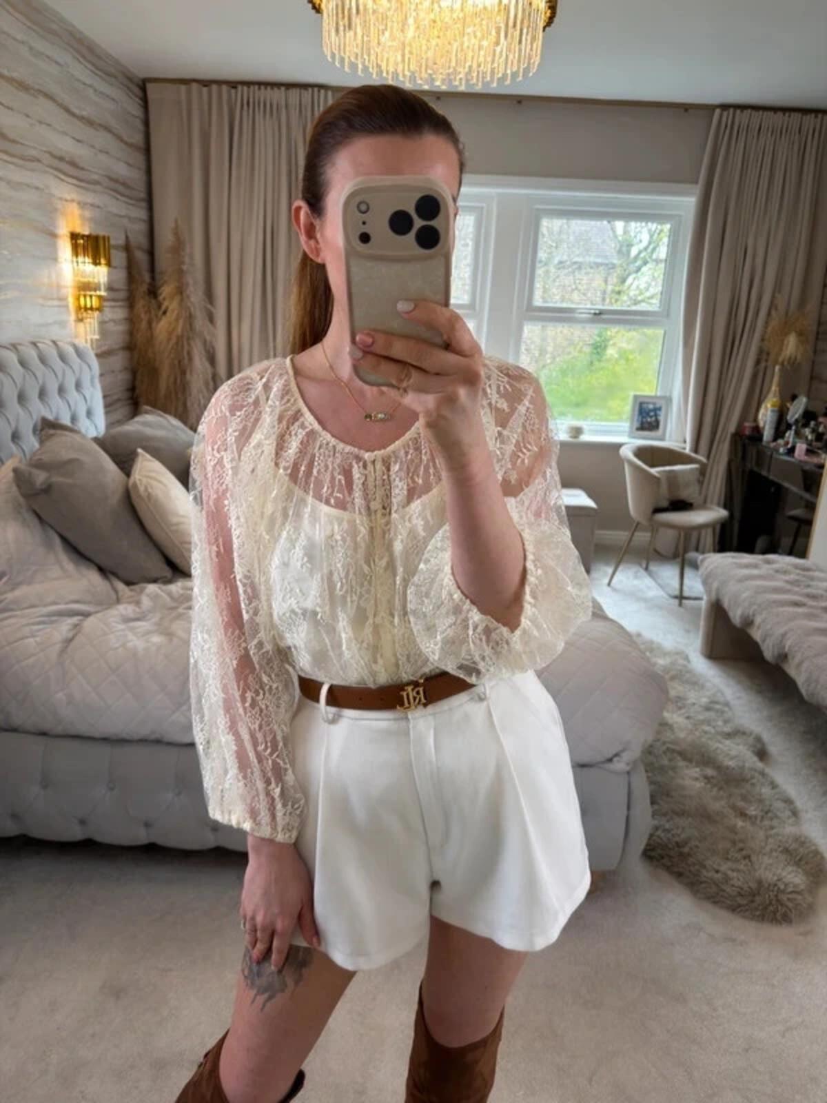 BNWT Marks & Spencer’s Cream Lace Blouse 16
