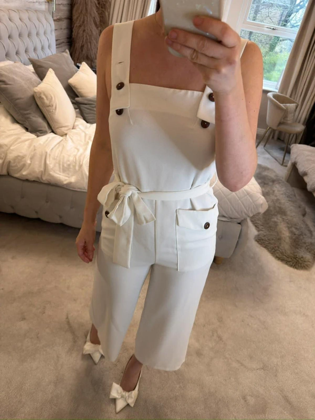 Topshop White Jumpsuit 6