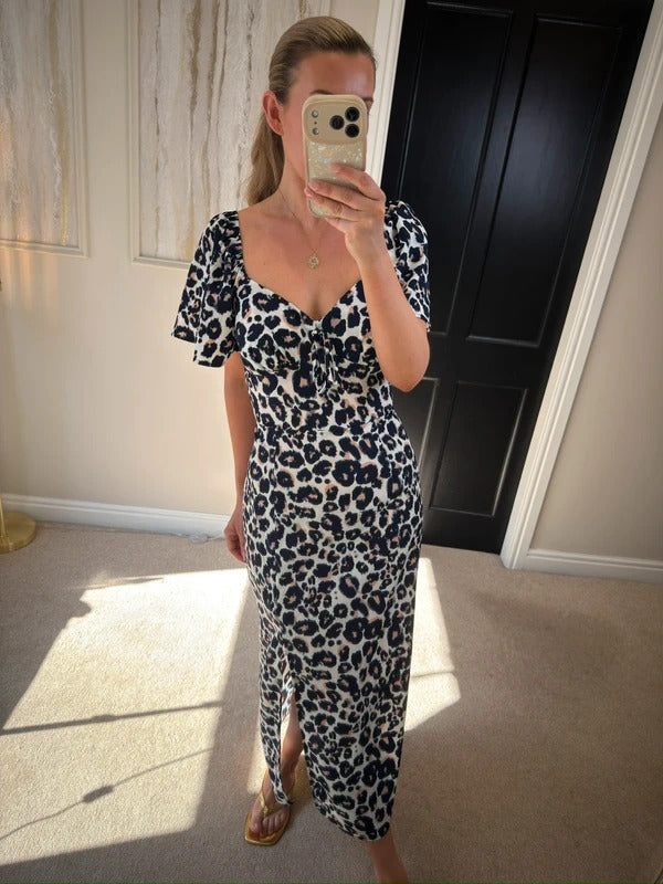 AX Paris Leopard Print Midi Dress 10