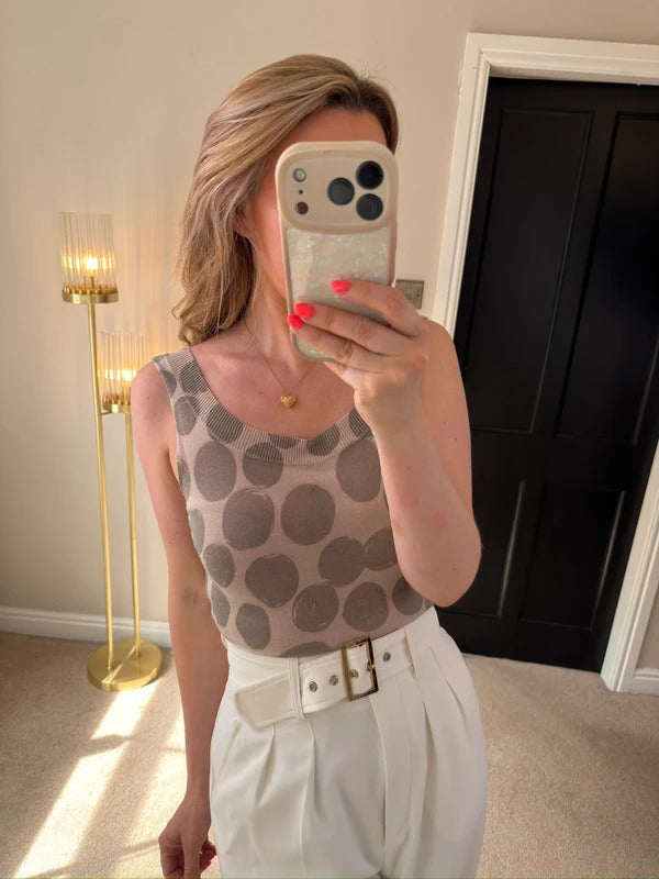 Kookai Dusky Pink Knitted Top Small