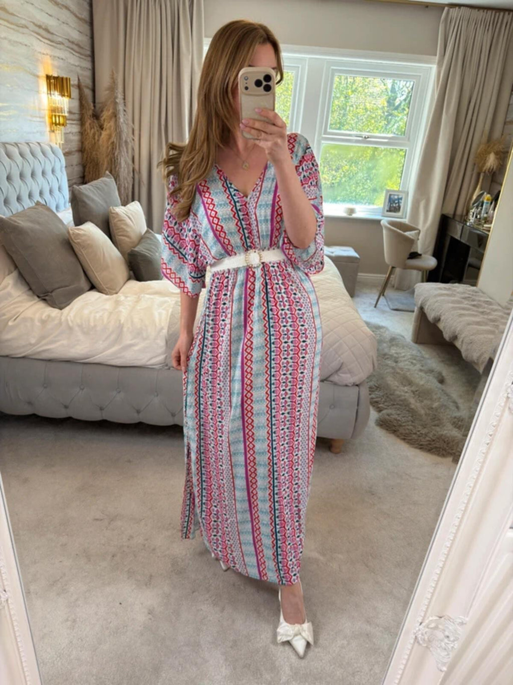 Papaya Multicoloured Maxi Dress 10