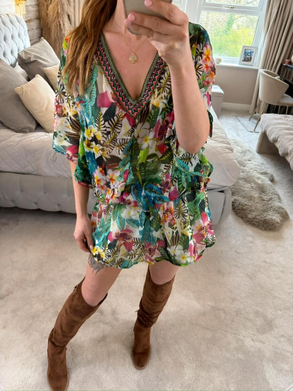 Floral Kaftan Debenhams Small