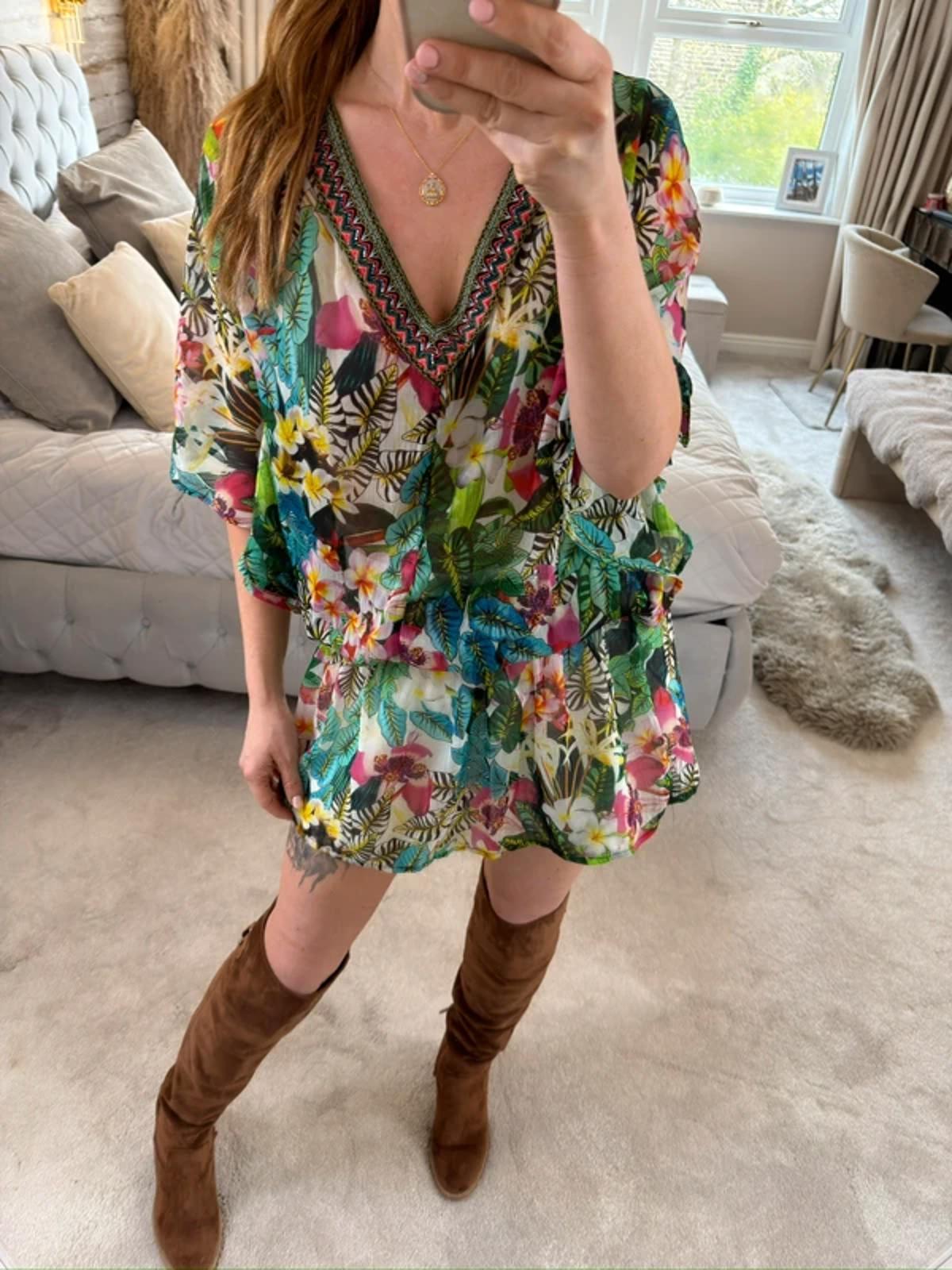 Floral Kaftan Debenhams Small