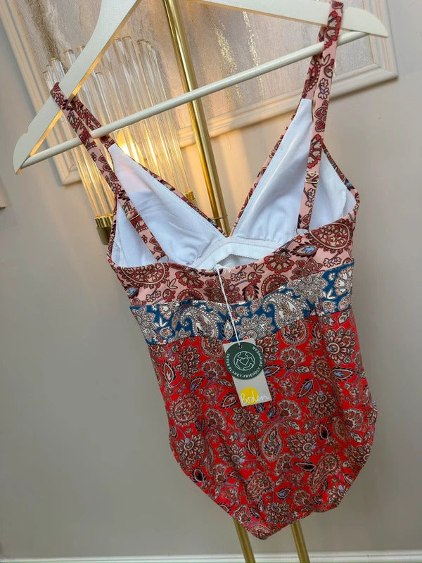 BNWT Boden Arezzo Paisley Swimsuit 6