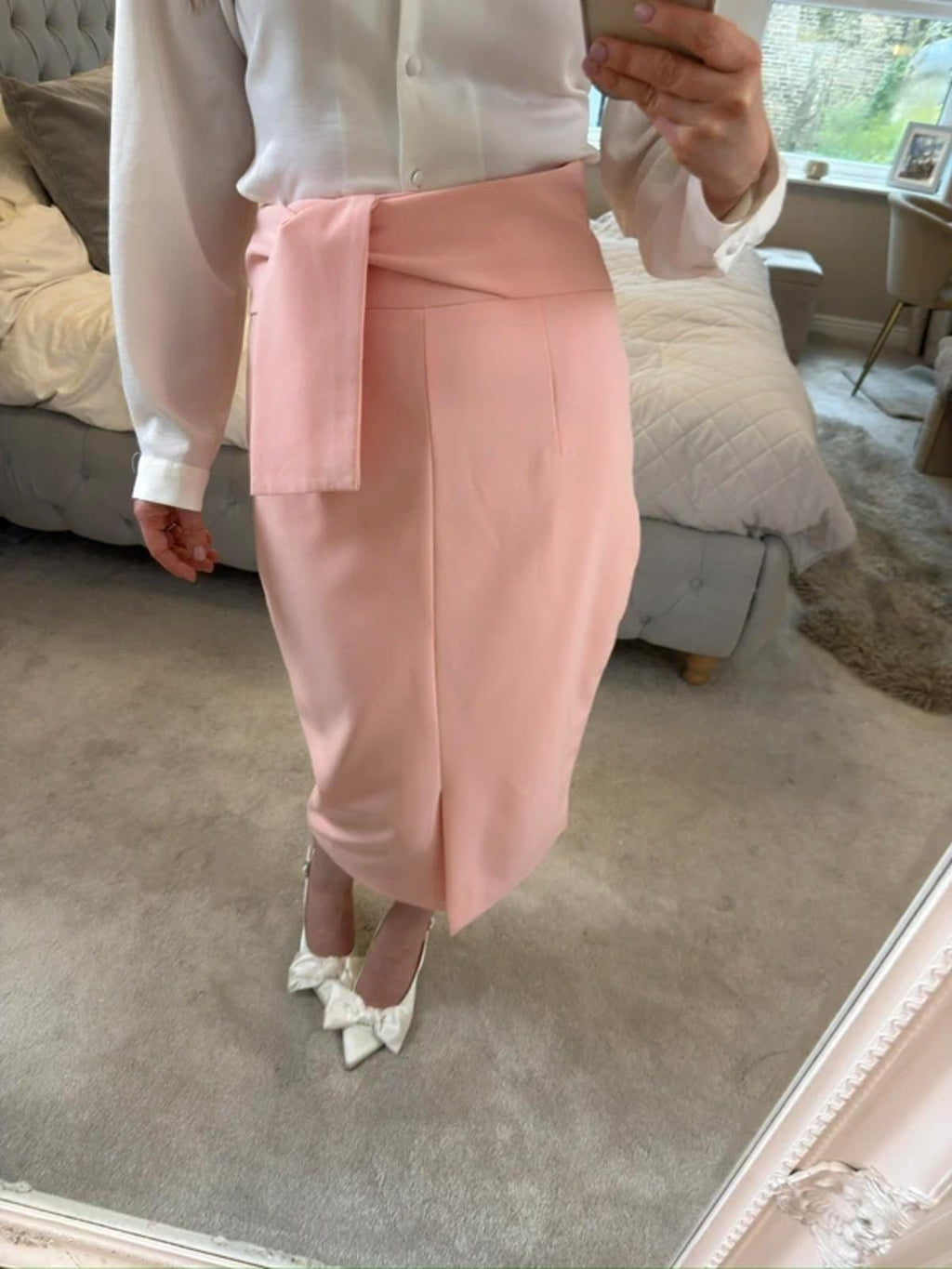 BNWT Lavish Alice Pink Midi Skirt 12