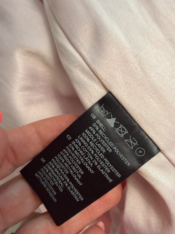 H&M Pink Draped Mini Dress BNWT 10
