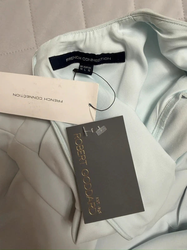 BNWT French Connection Light Blue Midi Dress 14