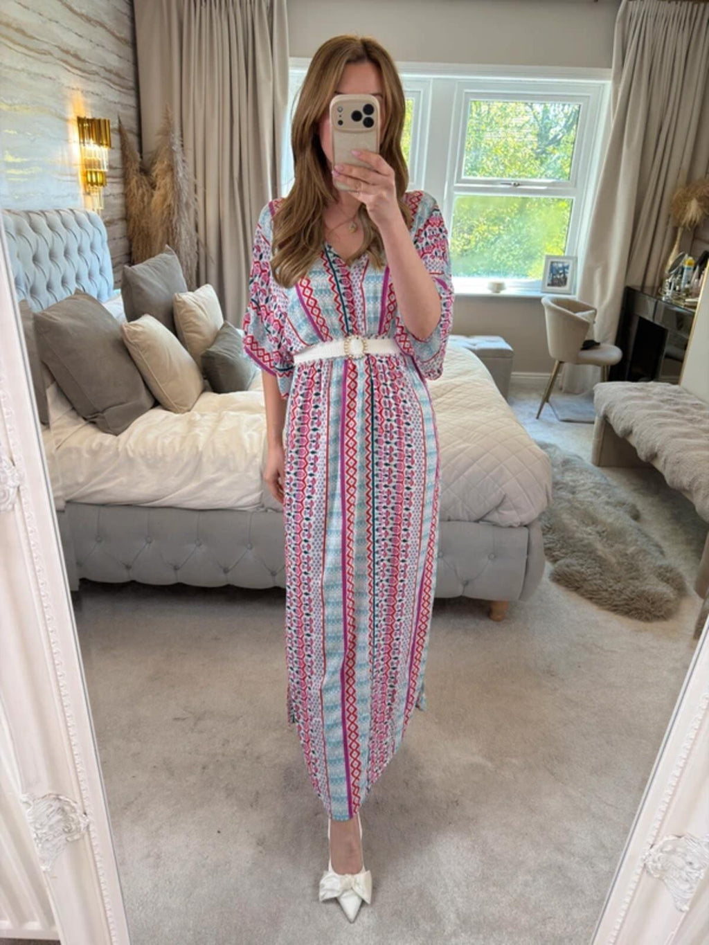Papaya Multicoloured Maxi Dress 10