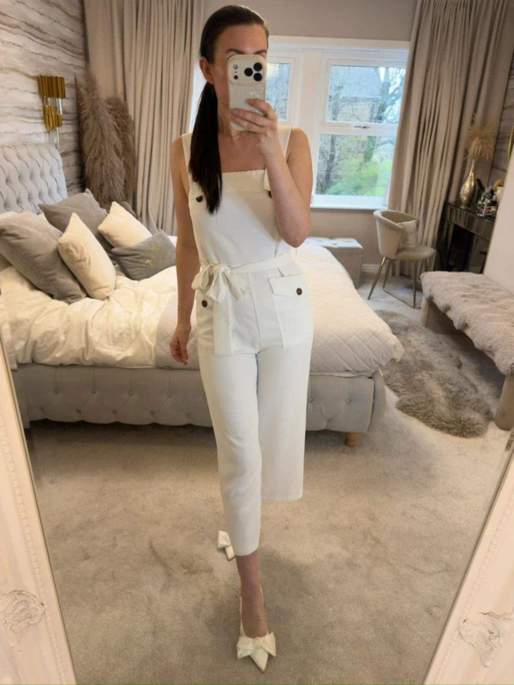 Topshop White Jumpsuit 6