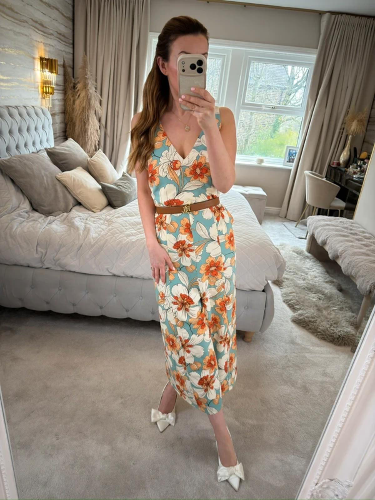 Next Floral Cropped Jumpsuit 14