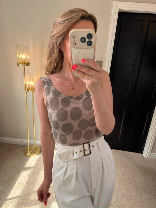 Kookai Dusky Pink Knitted Top Small