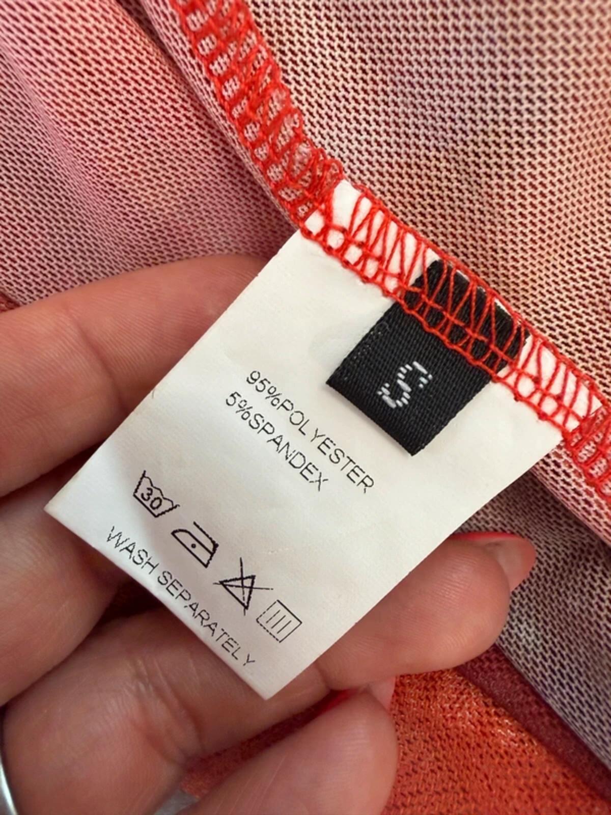 BNWT Sister Party Red Multicoloured Semi Sheer Maxi Small