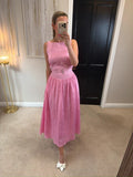 BNWT Marks & Spencer’s Pink Midaxi Belted Dress 8