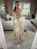 Zara Bohemian Midi Dress Small