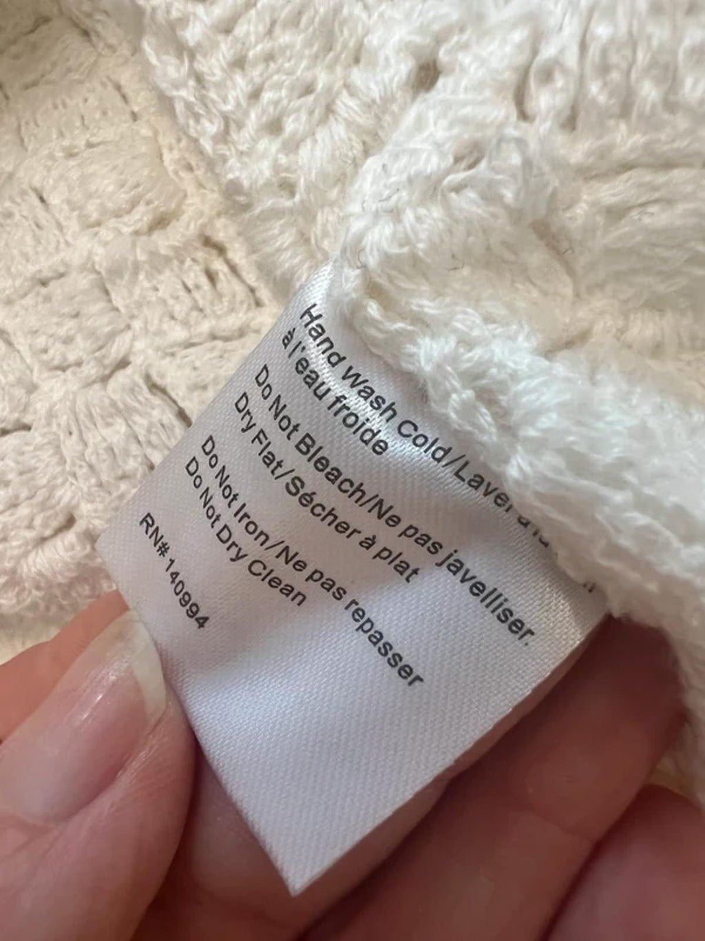 LisaMaree Off White Crochet Boho Mini Dress