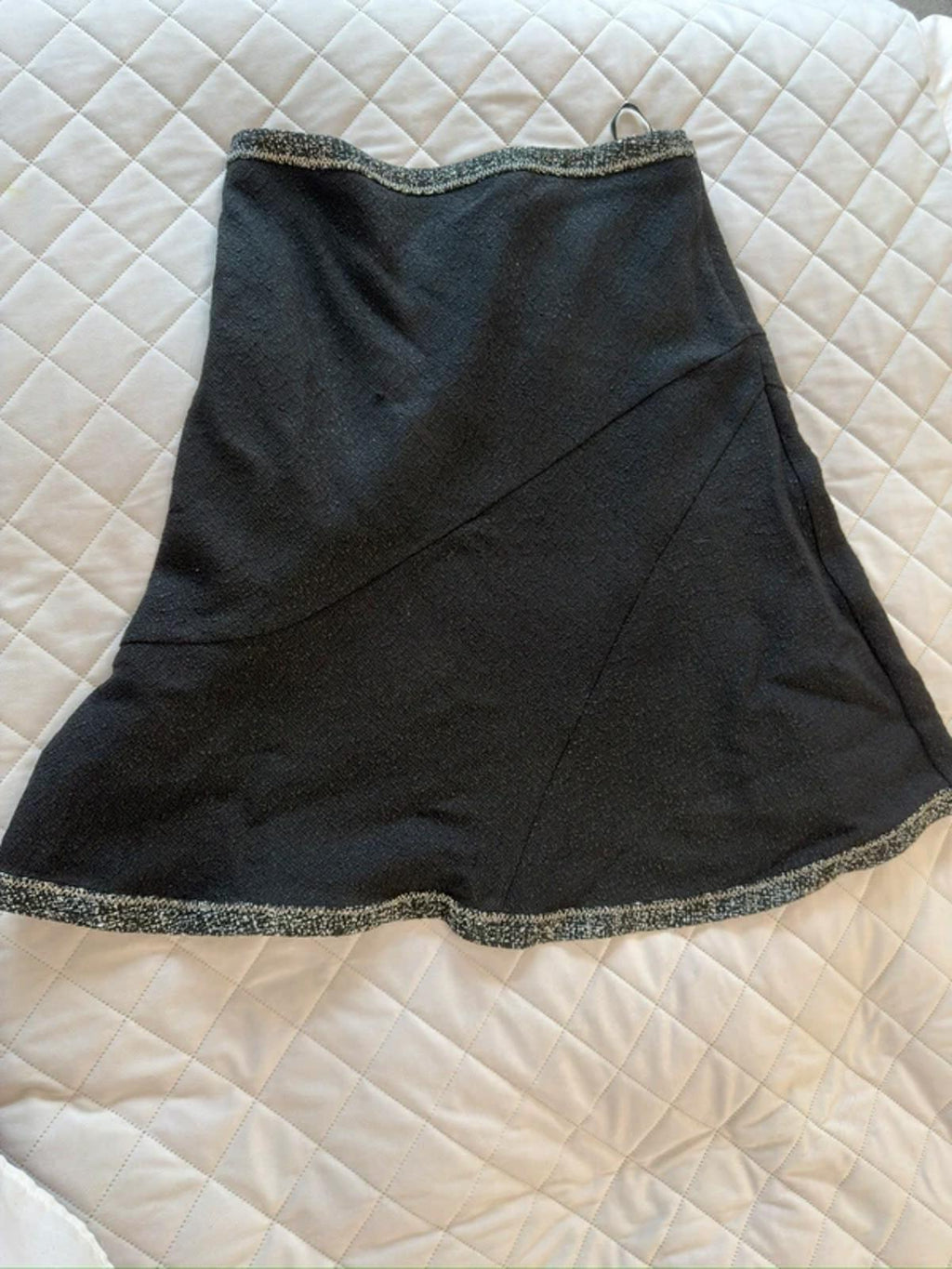 BNWT Per Una Black & White Tweed Style A Line Skirt 16