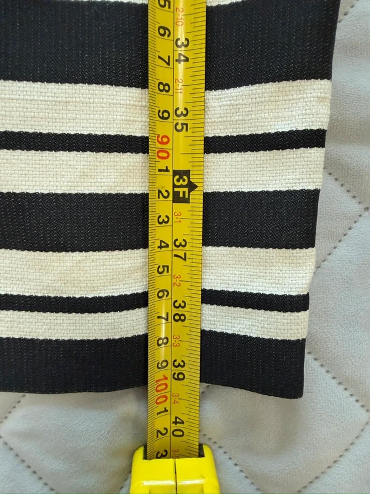 Hobbs Black & Cream Stripe Tailored Dress 8