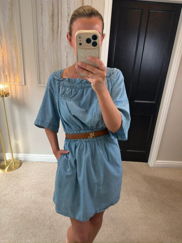 See By Chloe Denim Mini Dress 12