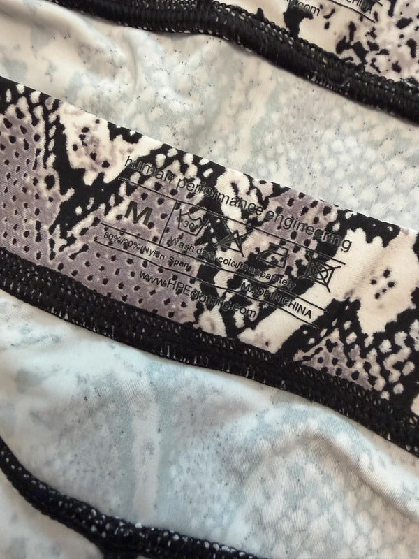 HPE Snakeprint Gym Co Ord Triple Set 8/10