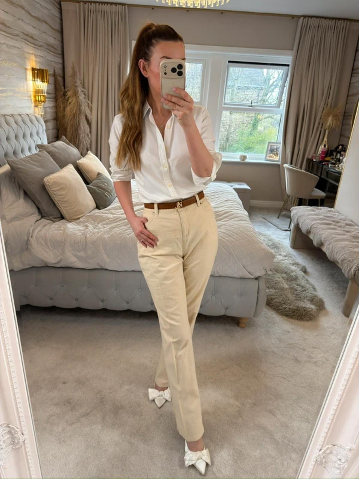 Per Una Cream Trouser 14