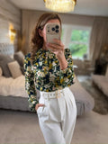 Oasis Multicoloured Floral Blouse Medium