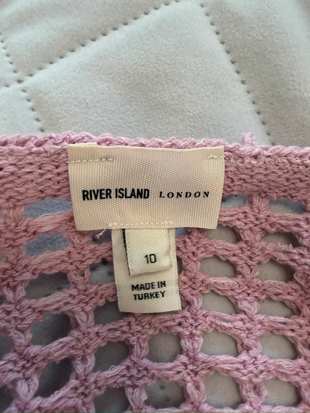 River Island Purple Crochet Cardigan 10