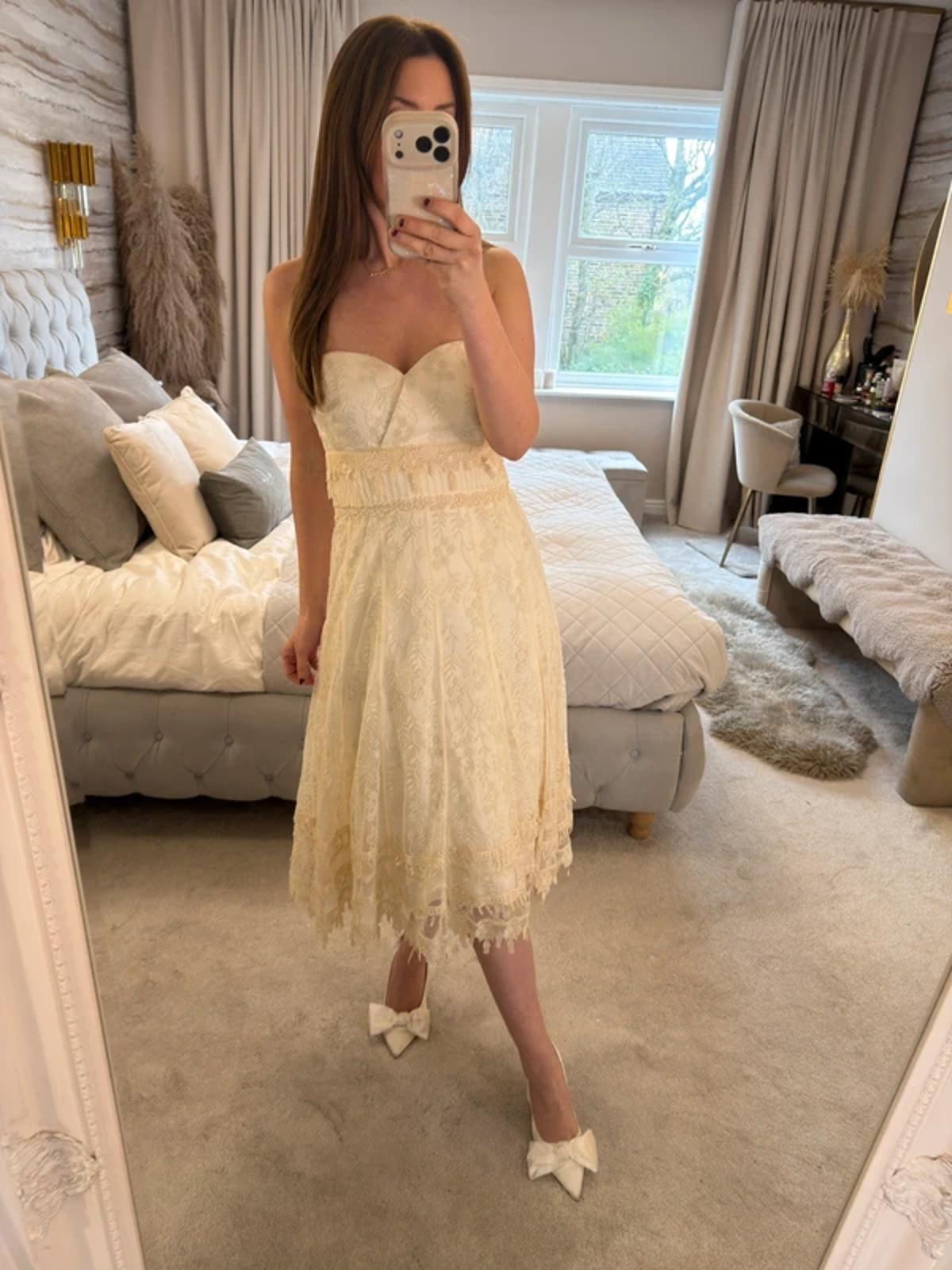 BNWT Coast Cream Lace Dress 12